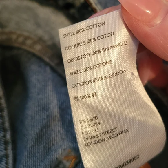 Free People We The Free Distressed Jeans Size 25 - Picture 6 of 12